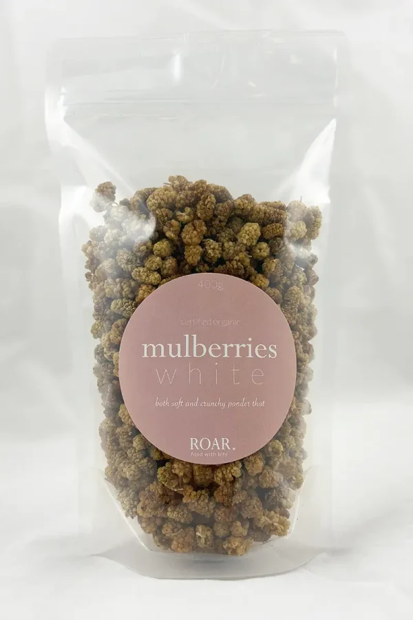 mulberries white organic 400g