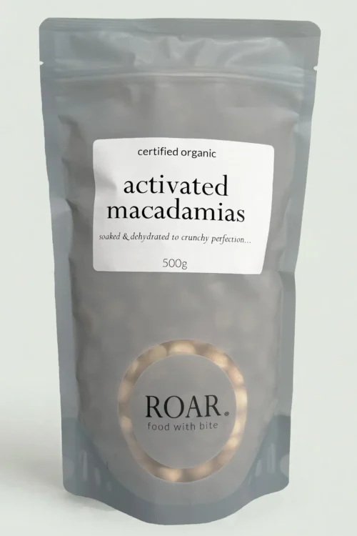ROAR Activated Organic Macadamia Nuts 500g
