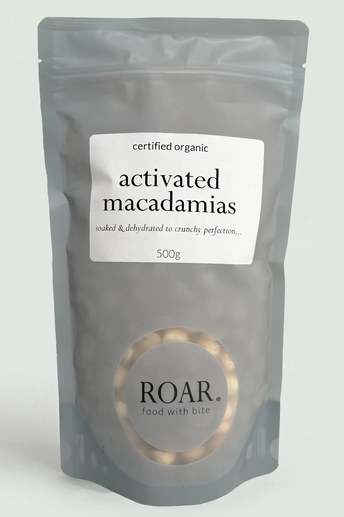 ROAR Activated Organic Macadamia Nuts 500g