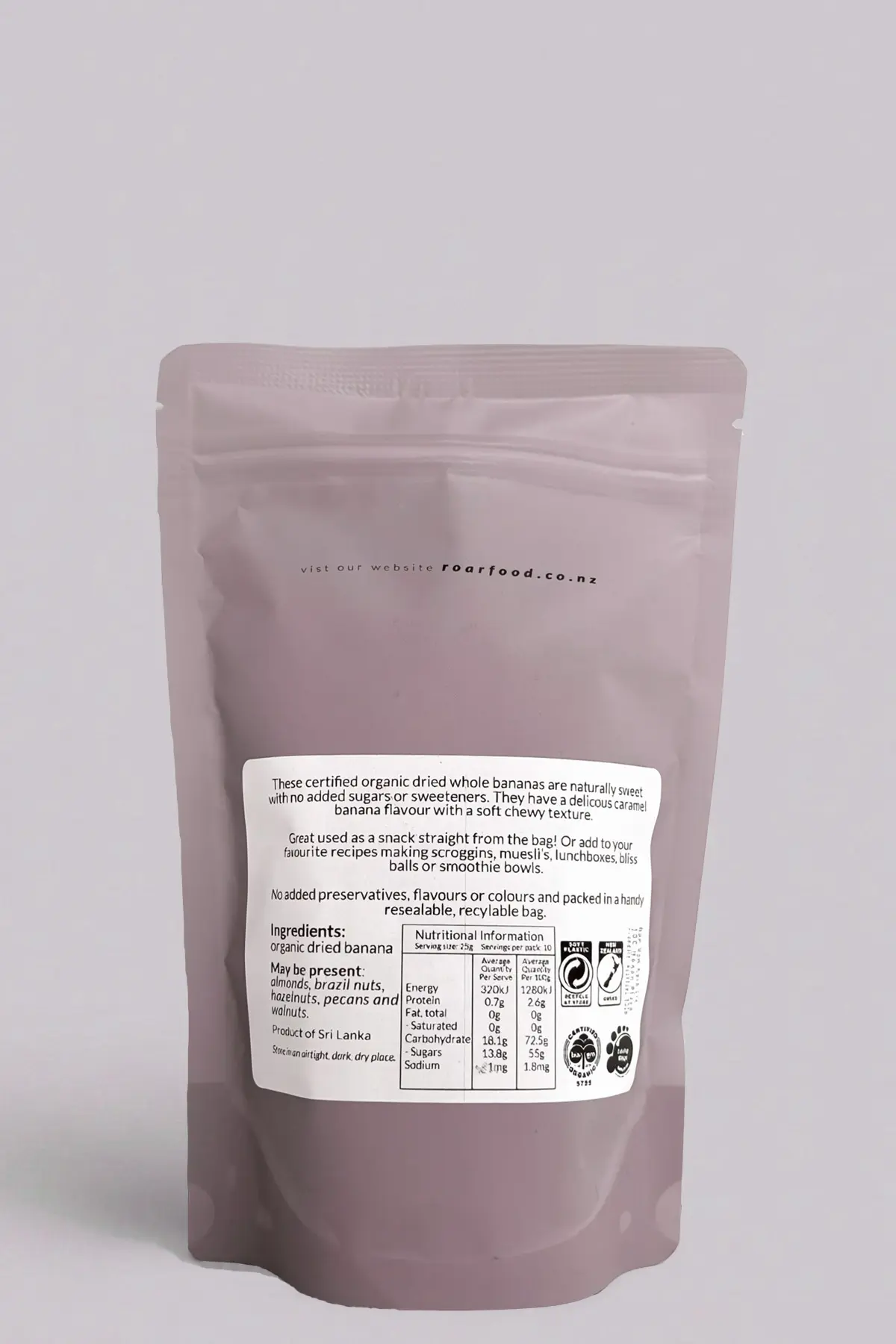 PANTRY Organic Banana Dried - Image 4
